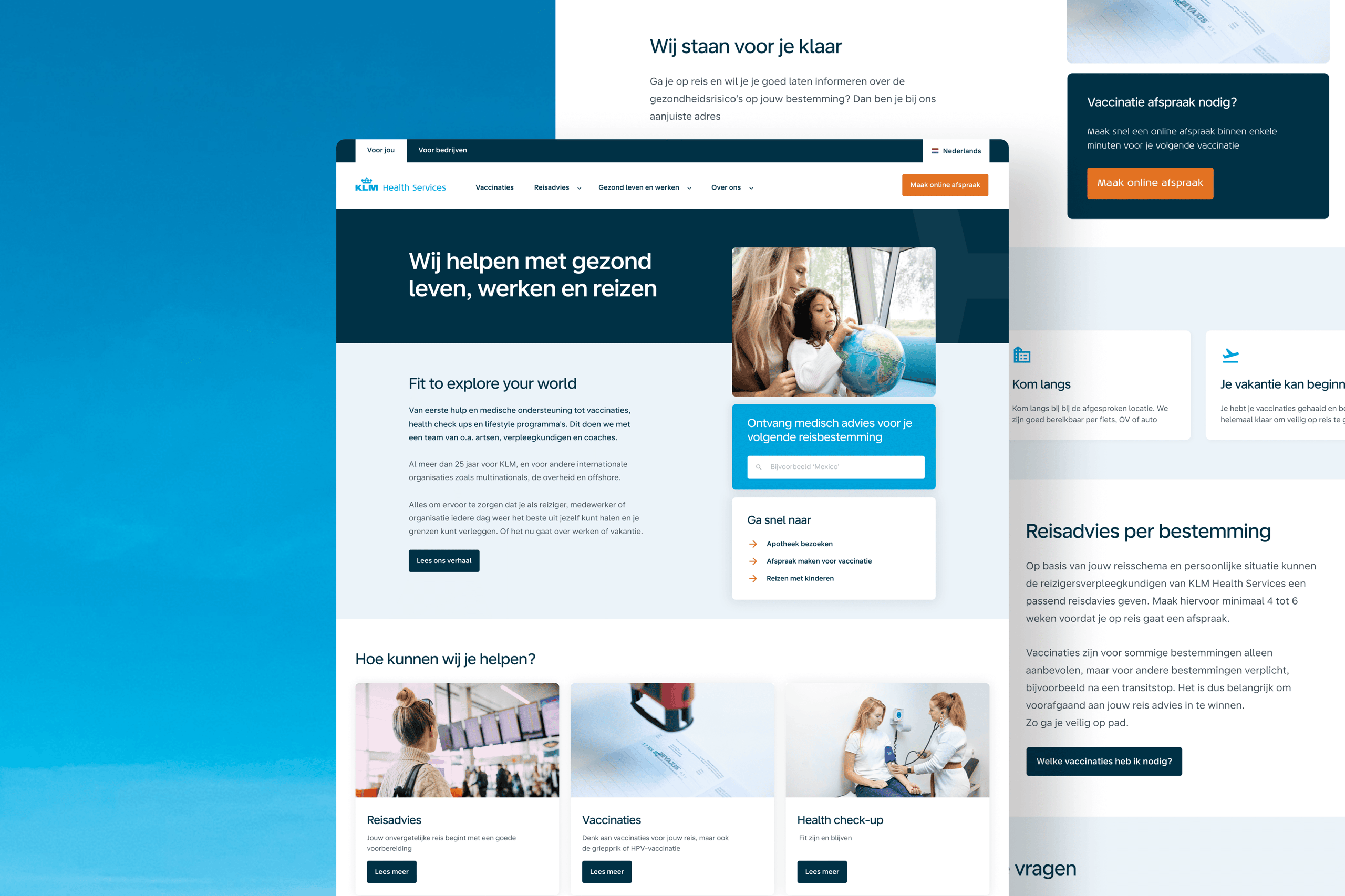 KLM Health Services | Case | Gravity